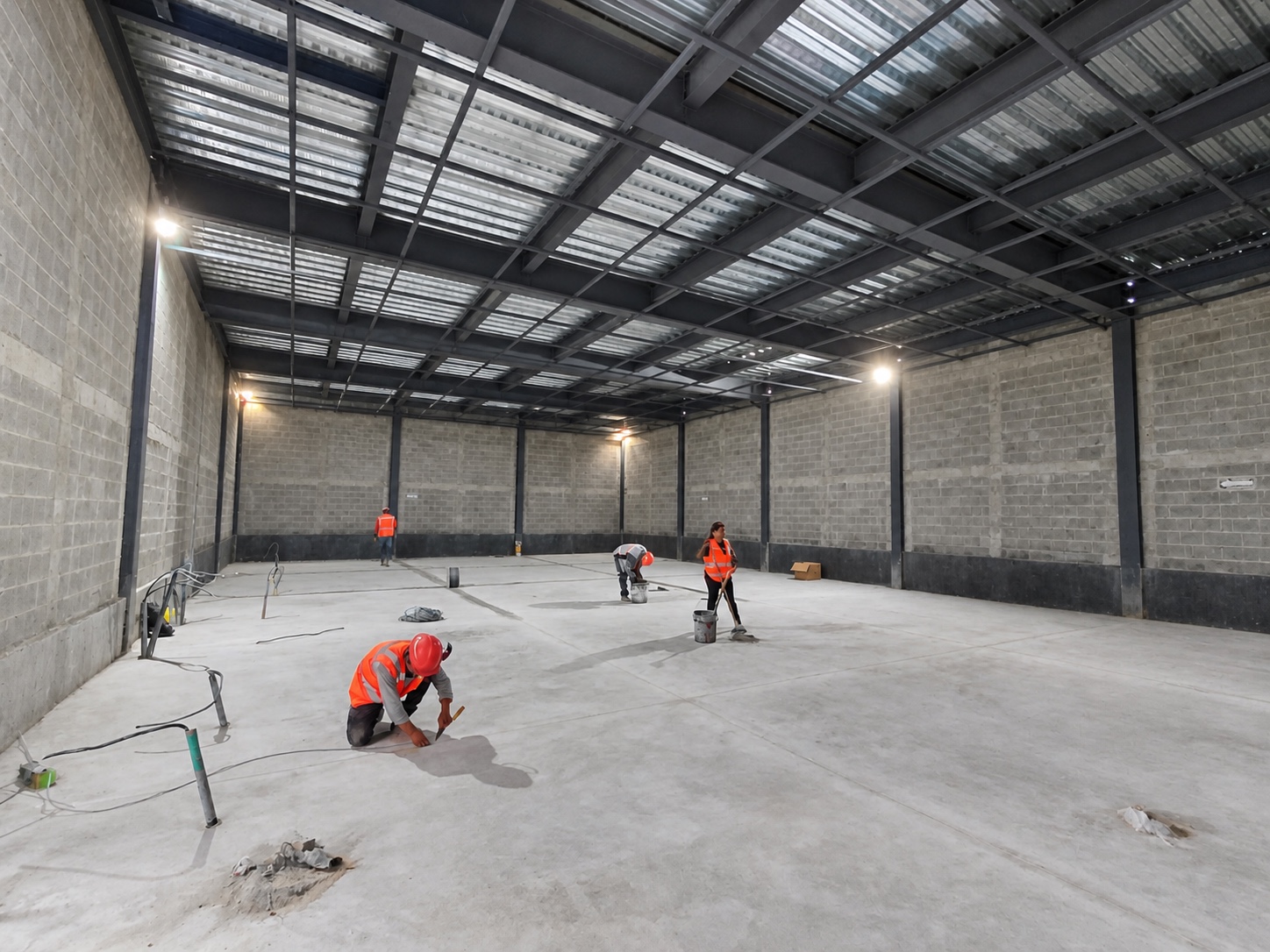 Trabajos interiores de obra civil