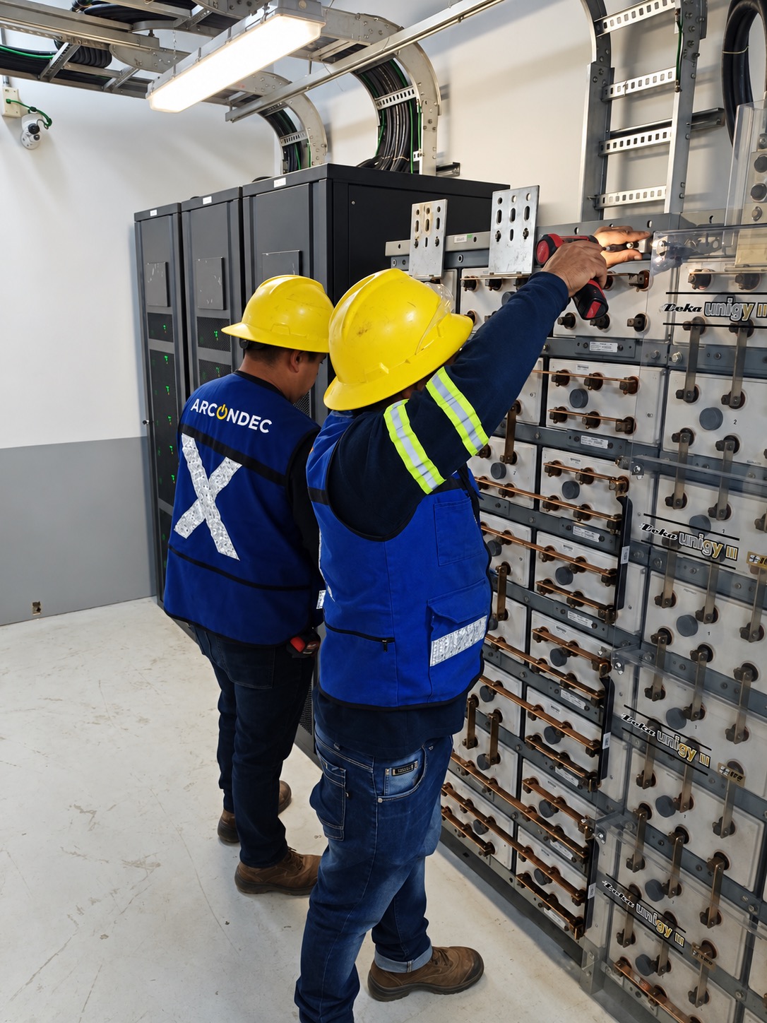 Work on the existing battery bank