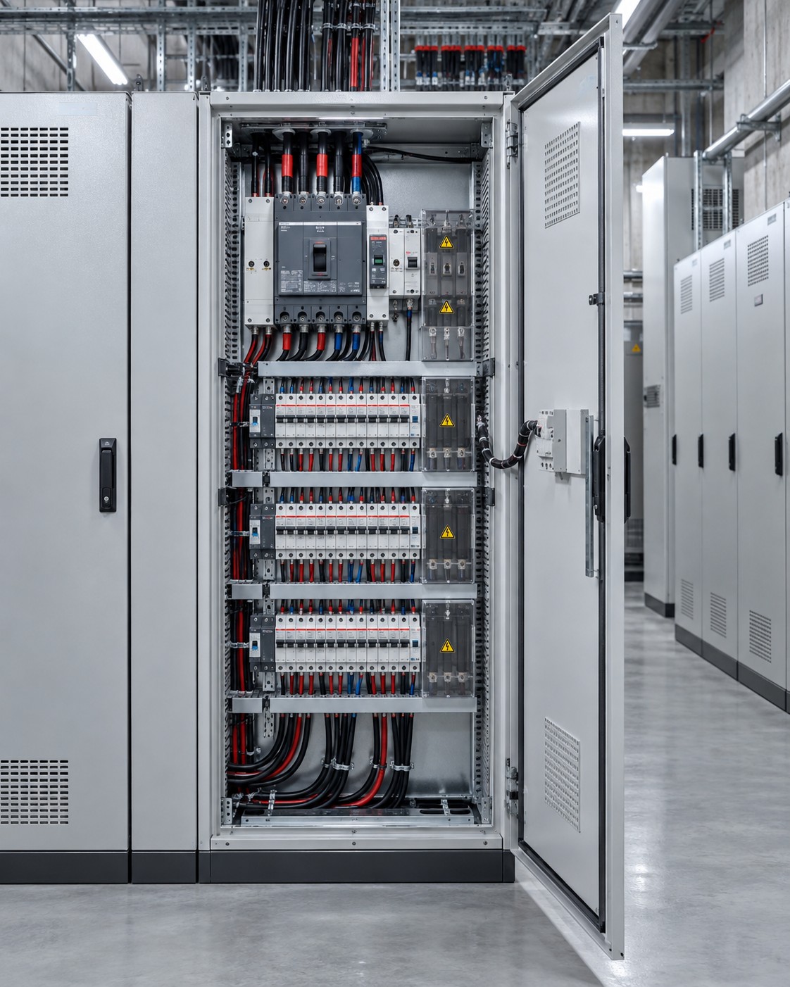 DC distribution cabinets — Illustrative image