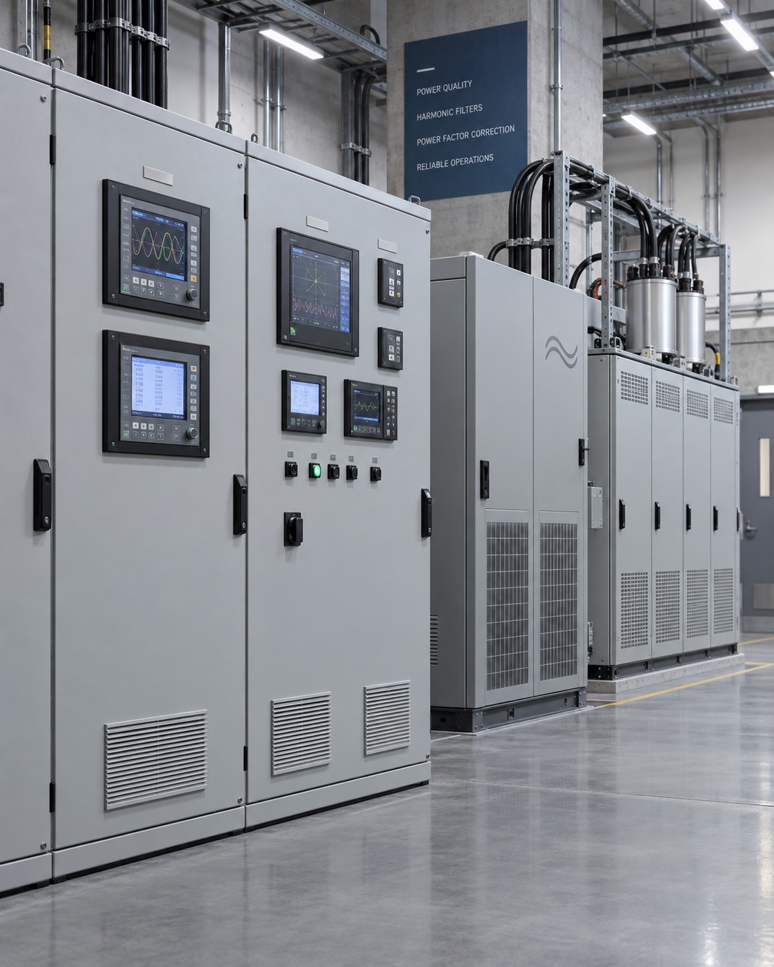 Electrical protection and power quality — Illustrative image