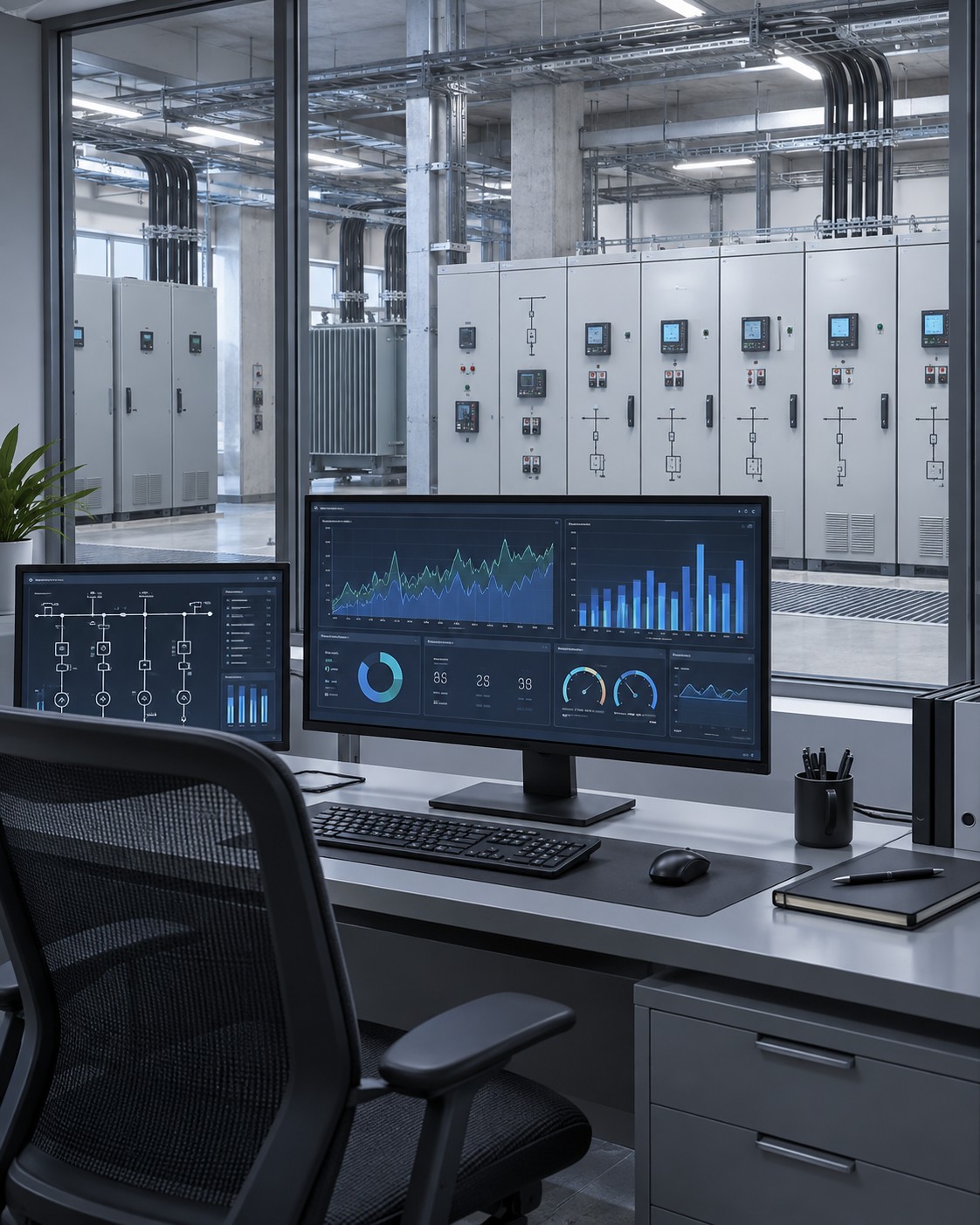 Electrical monitoring and supervision — Illustrative image