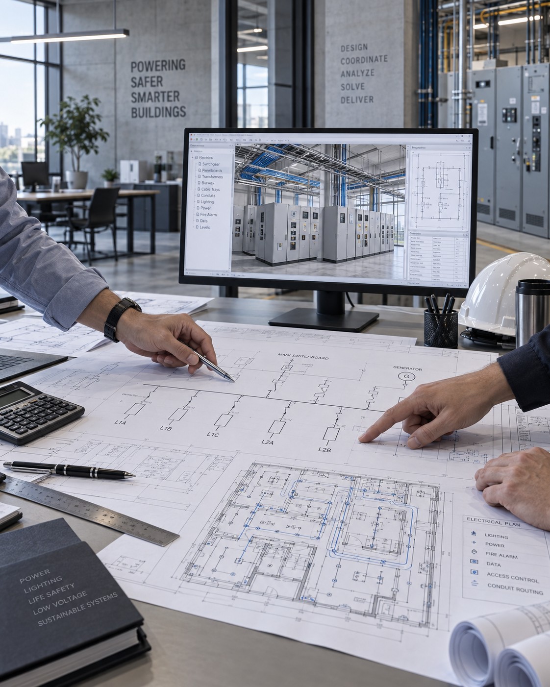 Electrical engineering and design — Illustrative image