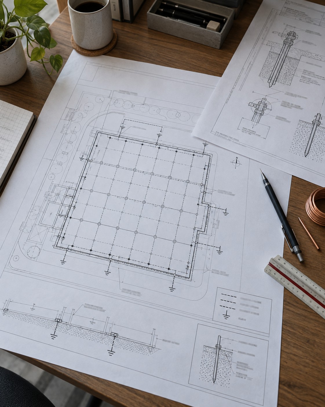Grounding network engineering and design — Illustrative image
