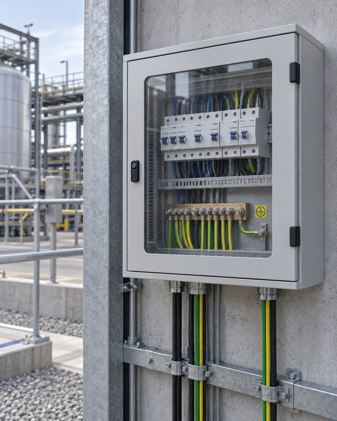 Protection against insulation faults — Illustrative image